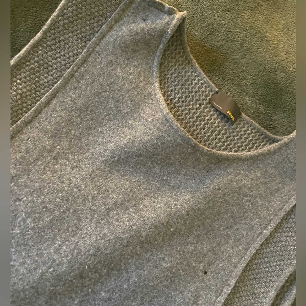 Fendi Gray Dress- Size 44 - Picture 2 of 6